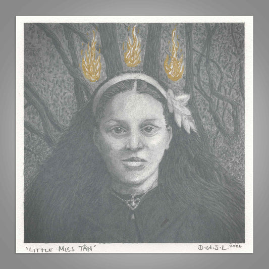 Little Miss Tân - Original Pencil Drawing