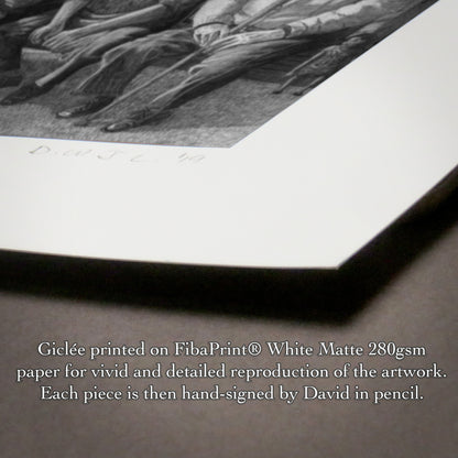 Old Giants Resting - Hand Signed Giclée Art Print